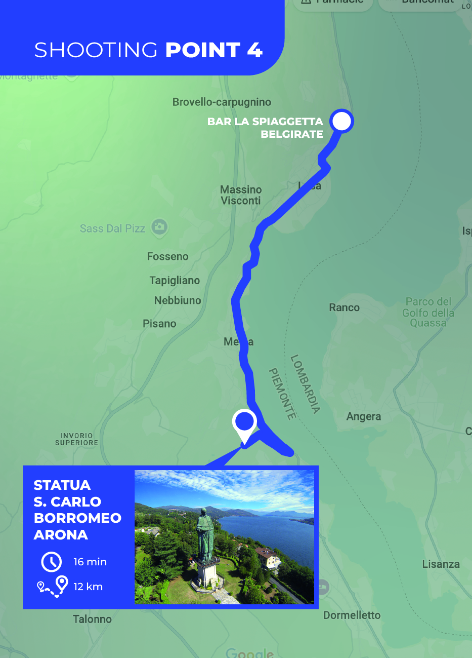 Road to S. Carlo Borromeo - Arona